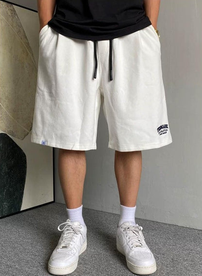 Embroidered sports shorts