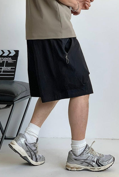 Men's Casual Zipper Shorts