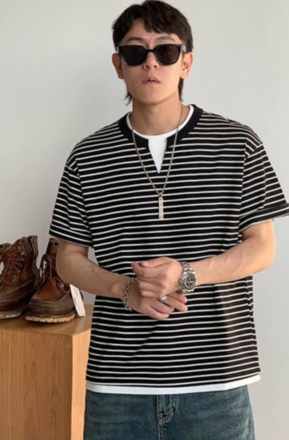 Striped Loose Fit Summer Tee