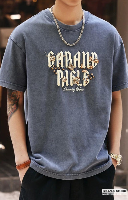 レトロヘビーサンドストーンTシャツ