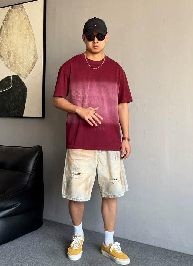 Retro Black Casual T-Shirt