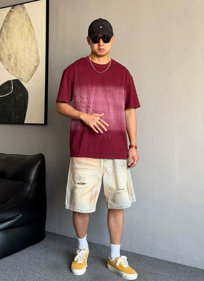 Retro Black Casual T-Shirt