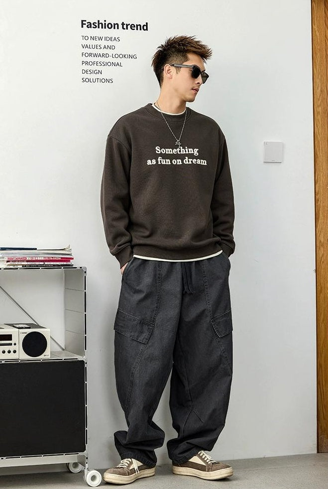 Casual Print Sweater