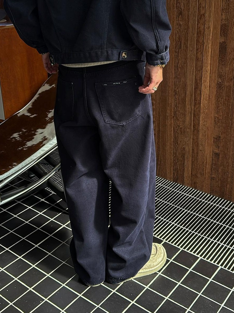 Trendy Blue Casual Pants