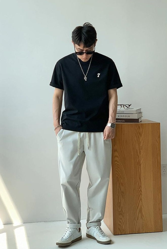 220g Number Logo Casual Tee