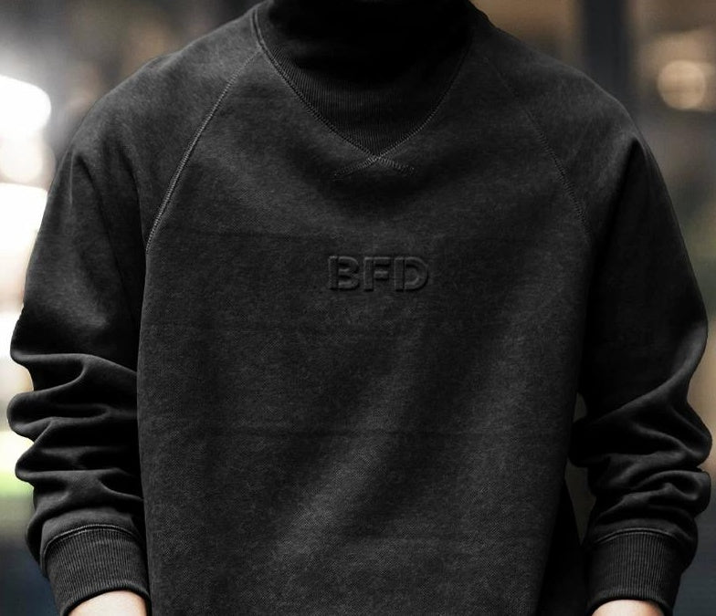 Retro high neck sweater