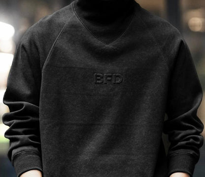 Retro high neck sweater