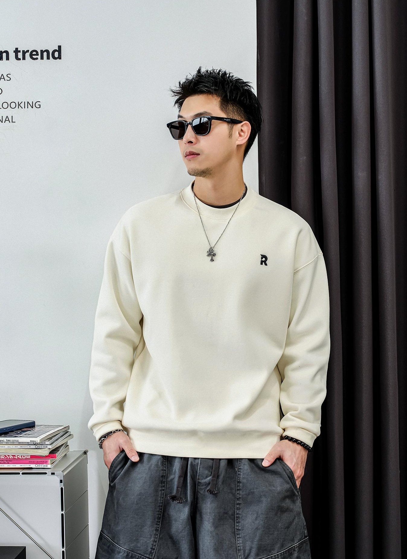 フリース プルオーバー セーター