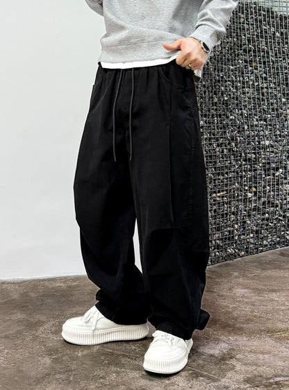 コージープリーツハーレムパンツ