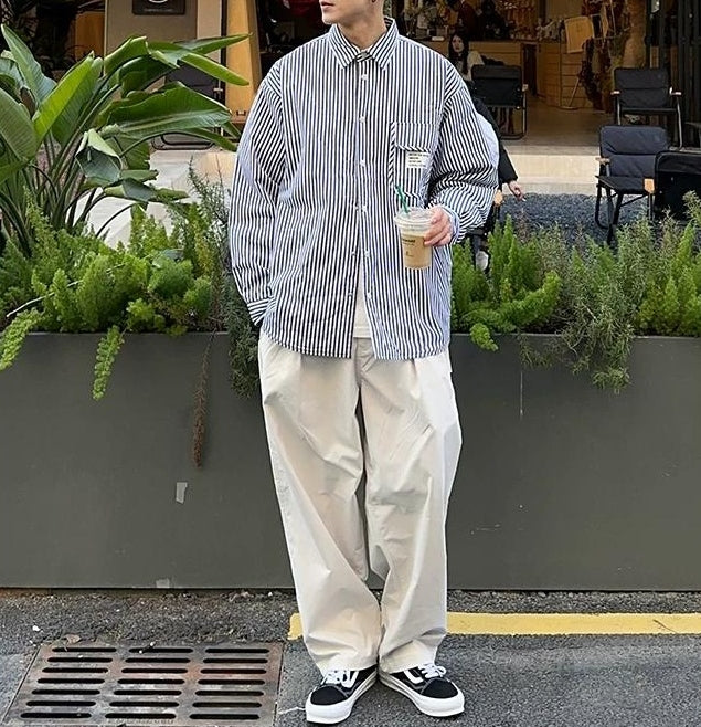ウィンターフリースプリーツテーパードパンツ
