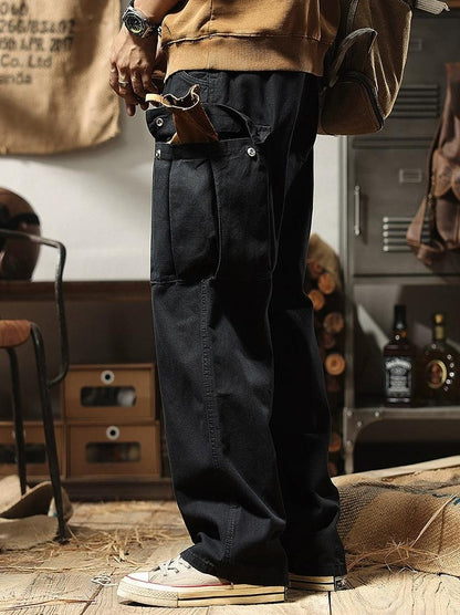 ワイドレッグマルチポケットパンツ