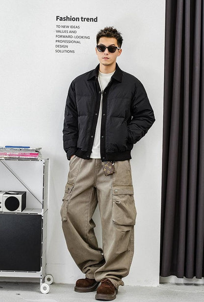 Men's heavy down jacket