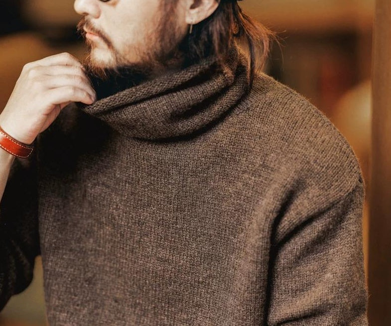 Heavy Knit Turtleneck Sweater