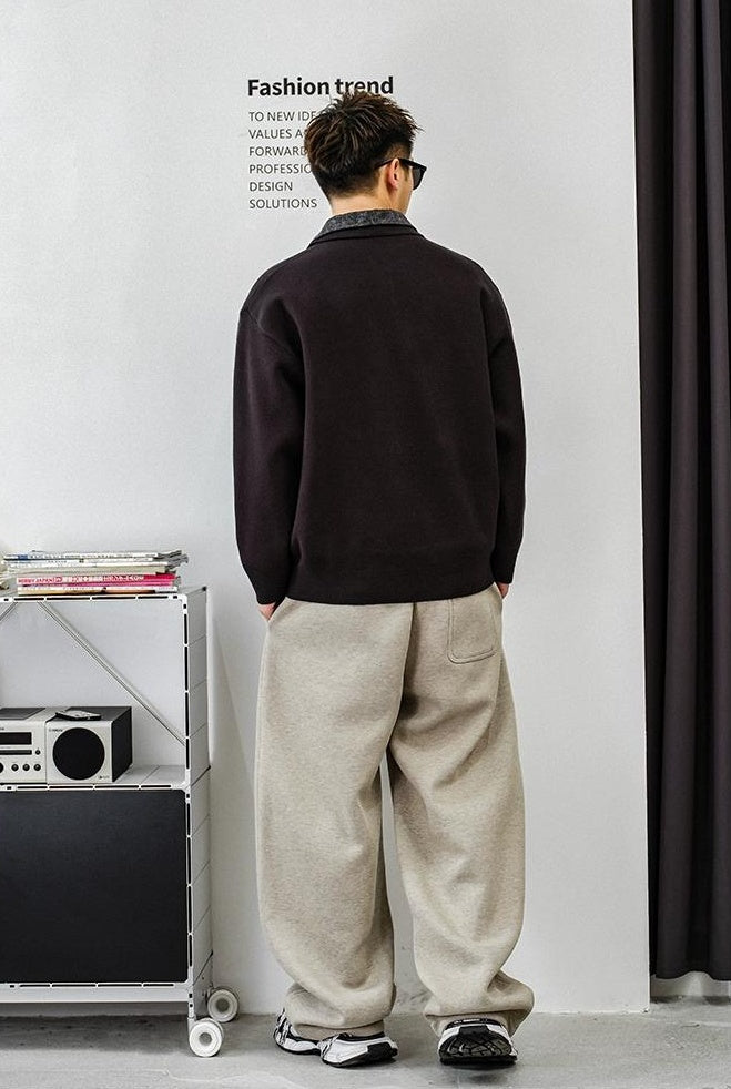 Casual Fake Two-Piece Jacket