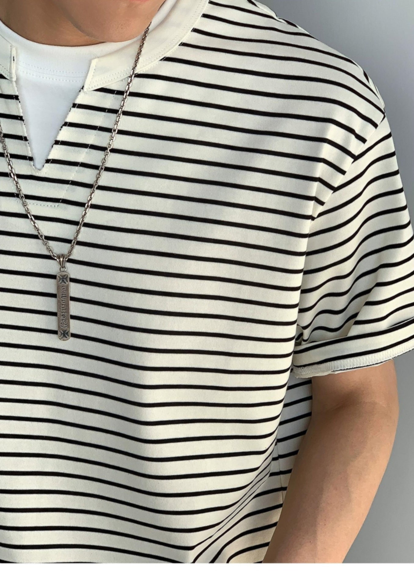 Striped Loose Fit Summer Tee