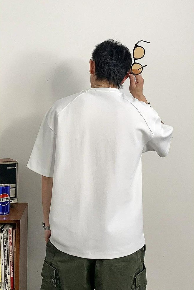 ヘビー刺繍ショートスリーブTシャツ