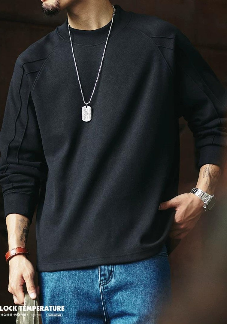オーバーサイズ サーマル ロングスリーブ Tシャツ