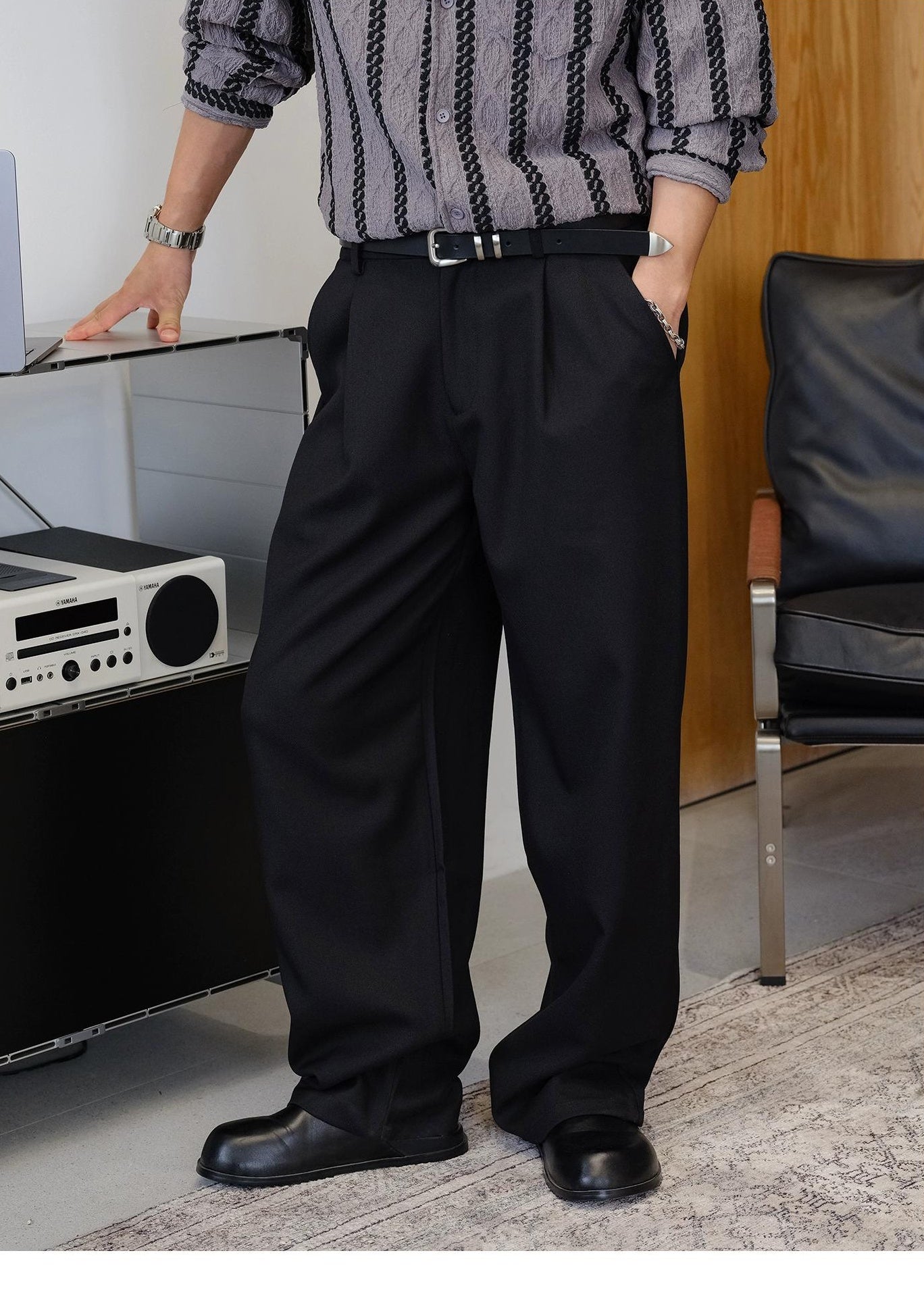 Formal Black Suit Pants
