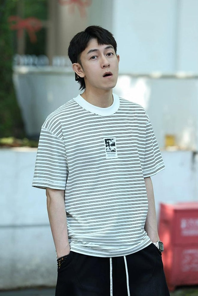 Striped Patchwork T-Shirt