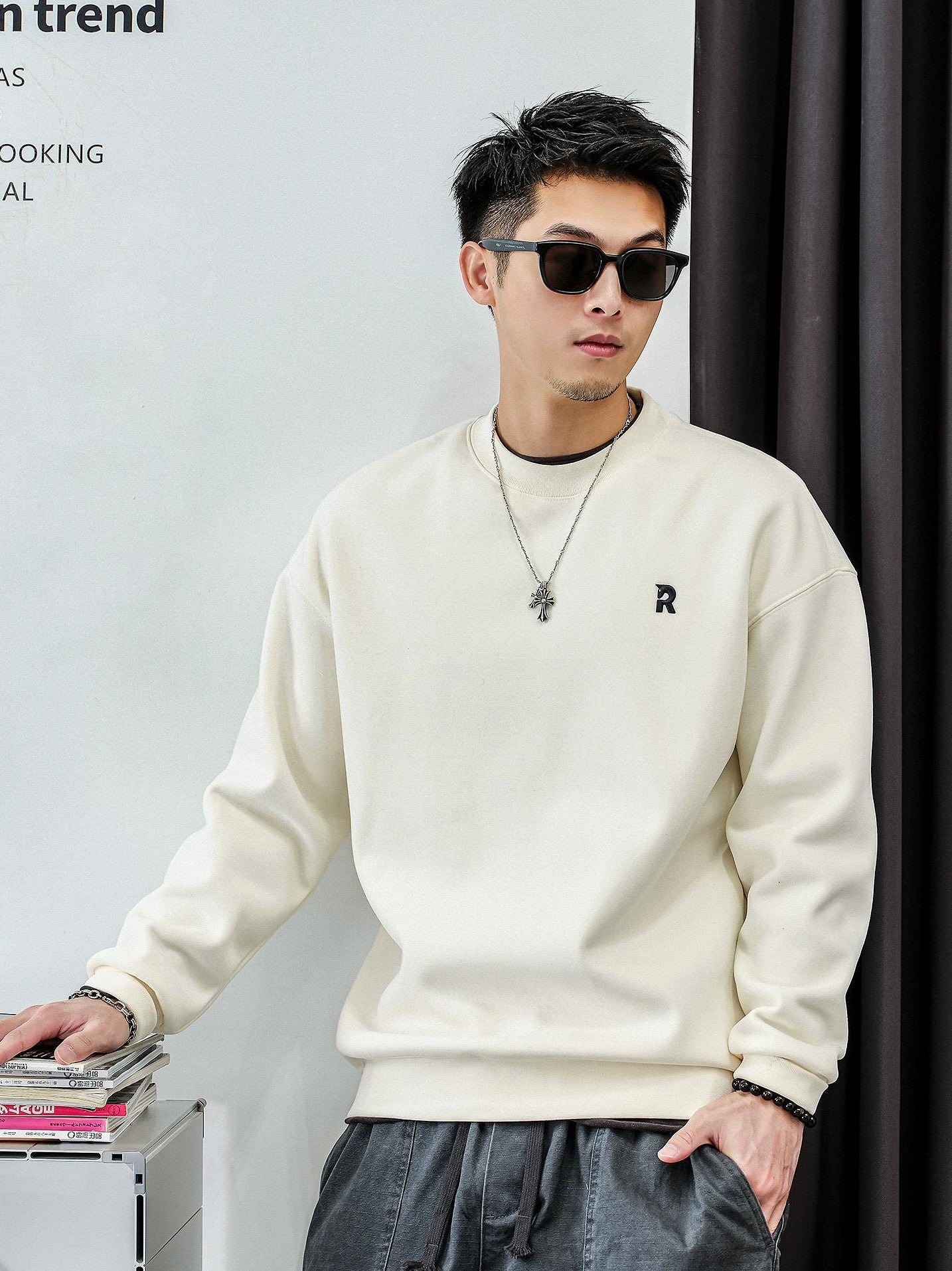 フリース プルオーバー セーター