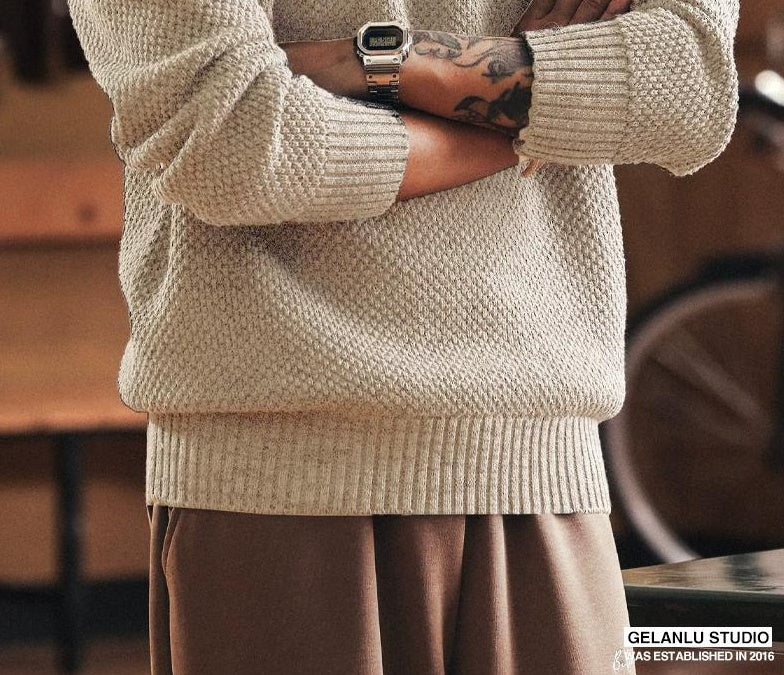 ヘビーウェイト ヘンリー ニット セーター