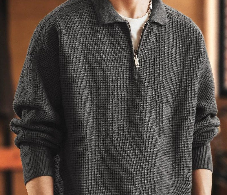 Chill Knit Polo Sweater