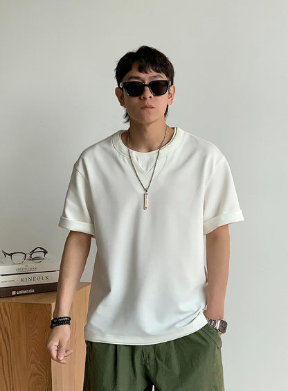 Casual Solid Color T-Shirt