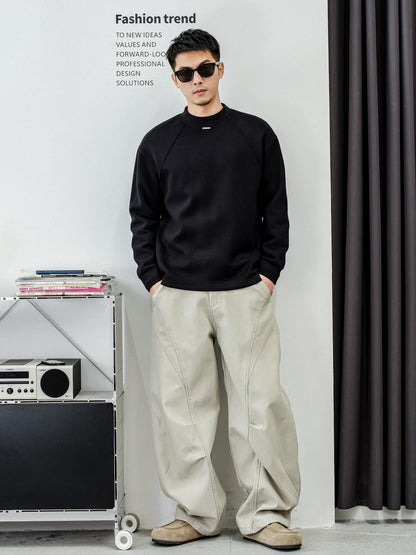 カジュアルストレートパンツ　フォーオータム