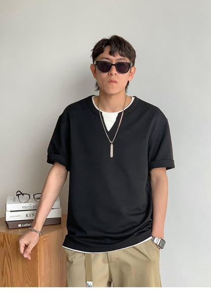 Casual Solid Color T-Shirt
