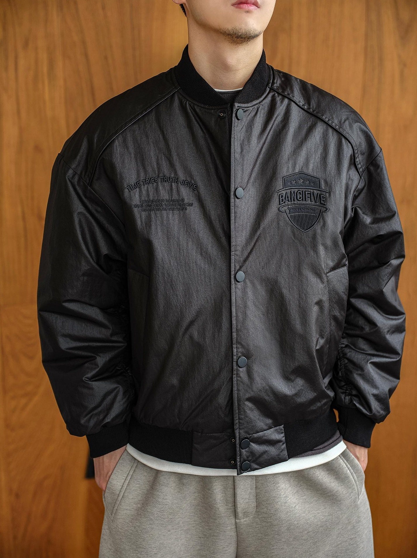 Urban Black Cotton Jacket
