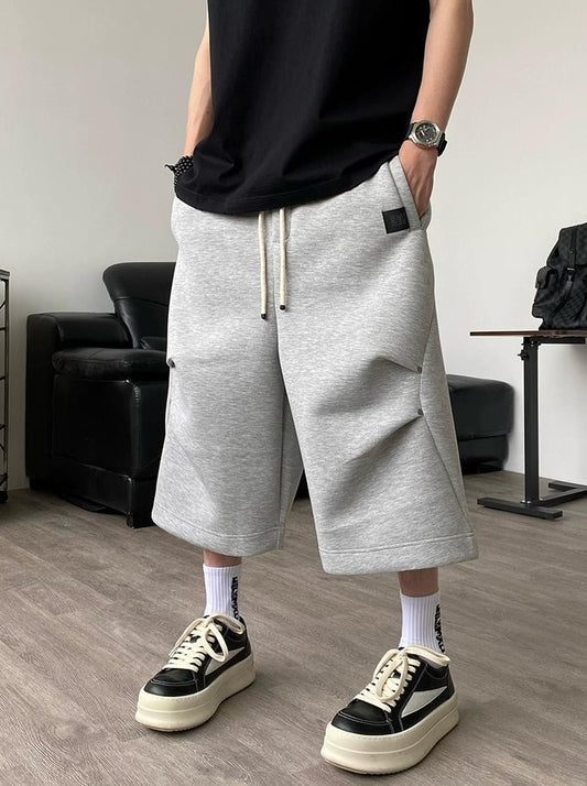 Gray 3D Sports Shorts