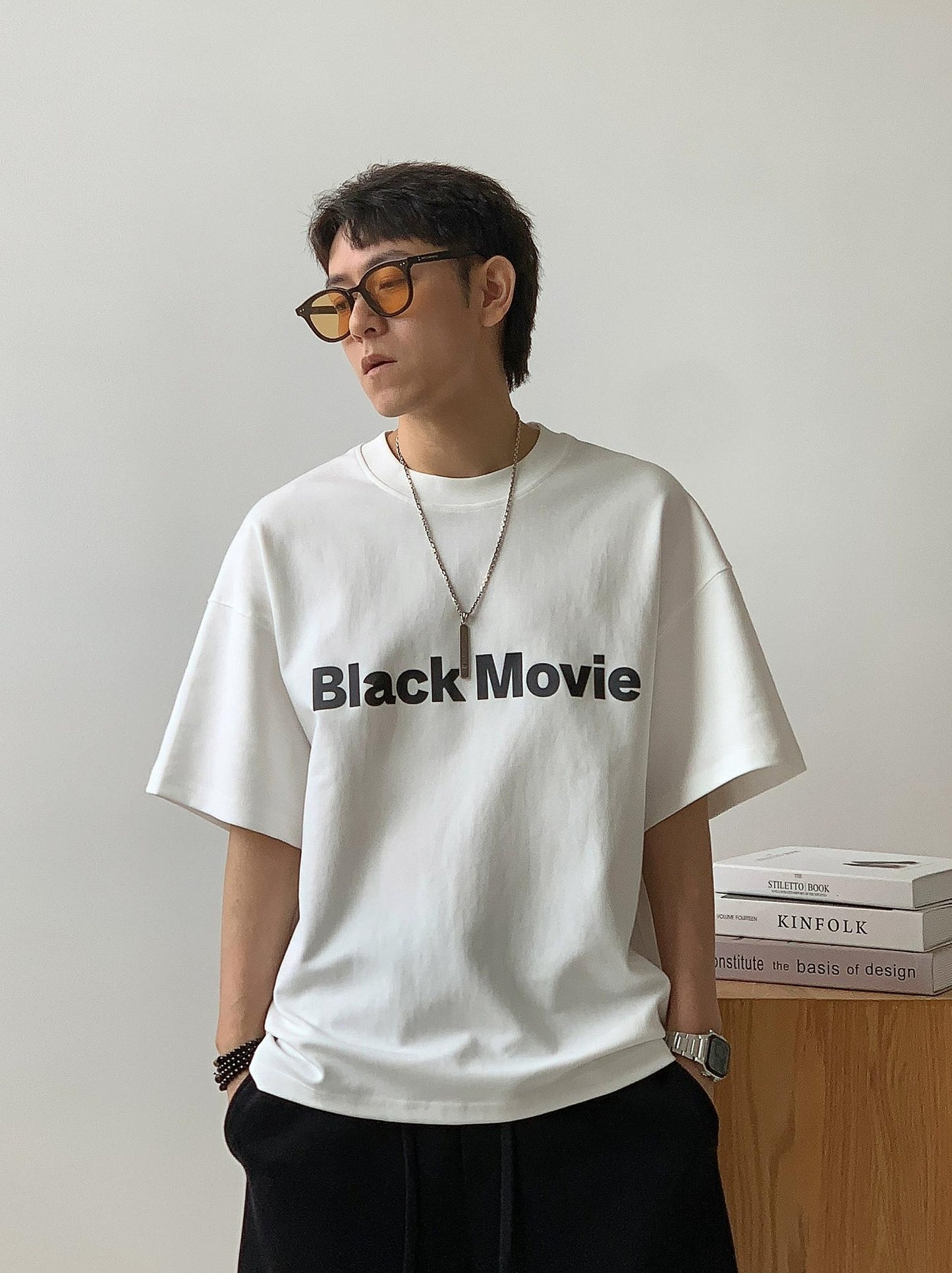 Color Clash Letter Tee