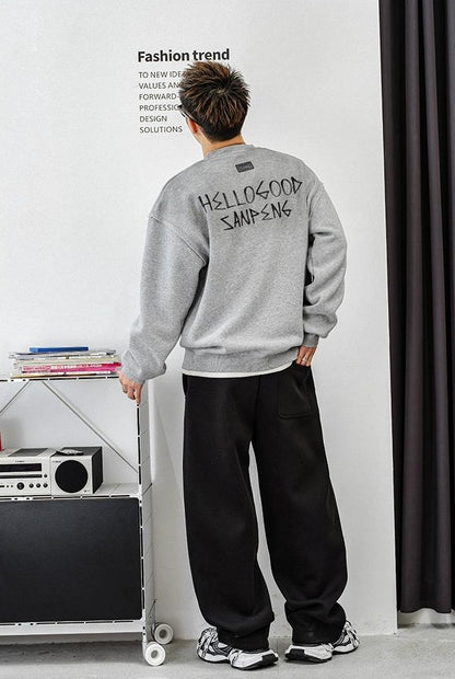 Fleece Layered Streetwear Top