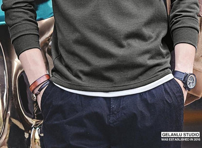 ヘビーウェイトロングスリーブポロシャツ