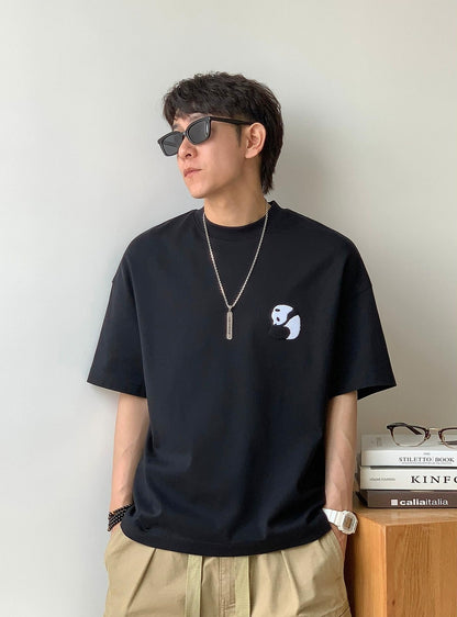 Panda Embroidered Tee