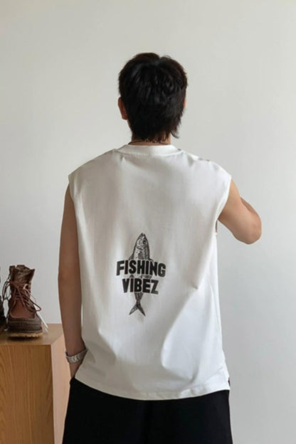 Breathable Cotton Sleeveless Tee