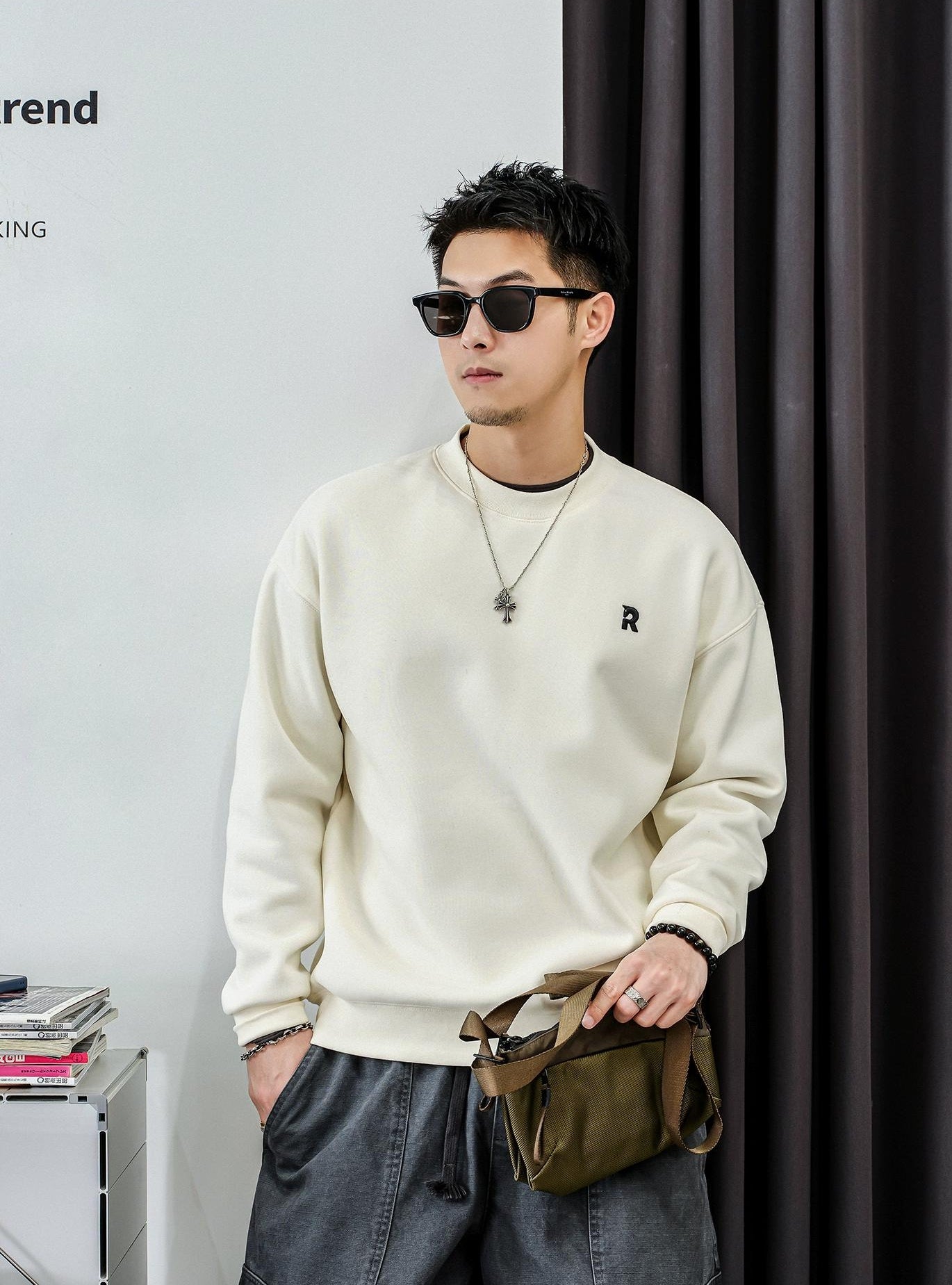 フリース プルオーバー セーター