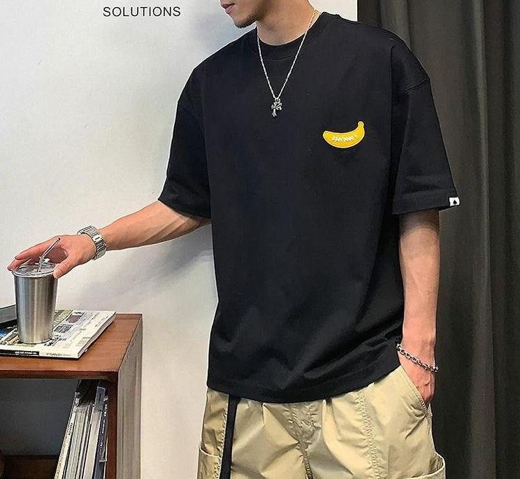 ルーズコットンプラントTシャツ