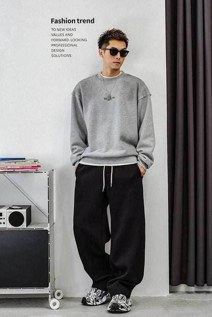 Fleece Layered Streetwear Top