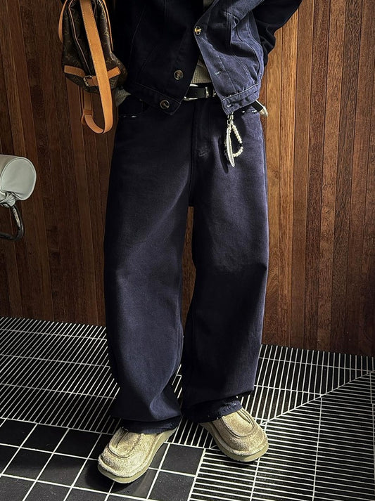 Trendy Blue Casual Pants