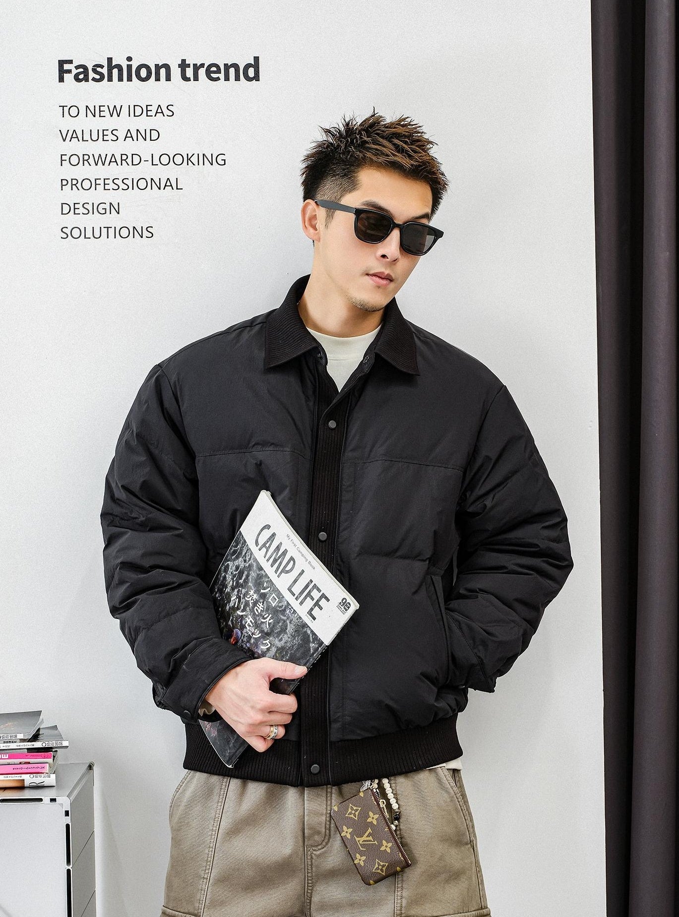 Men's heavy down jacket