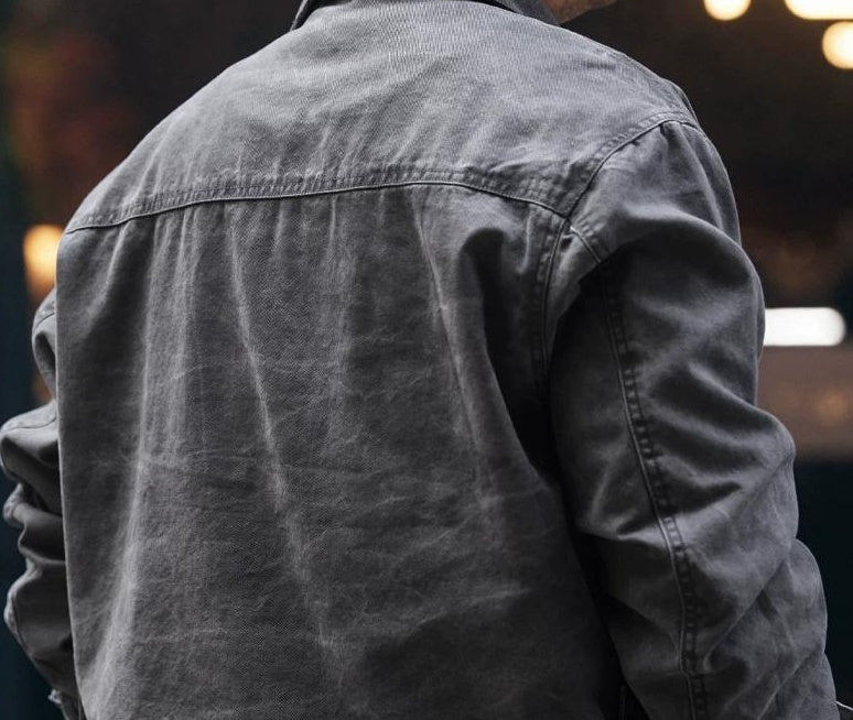 ウォッシュド カジュアル ワークジャケット
