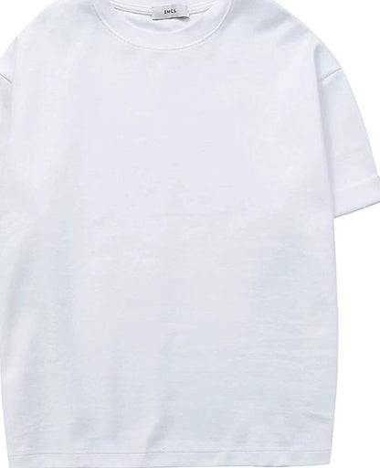 カジュアルトレンディホワイトTシャツ