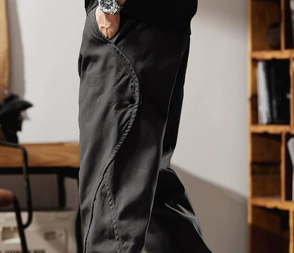 Retro casual pants for men