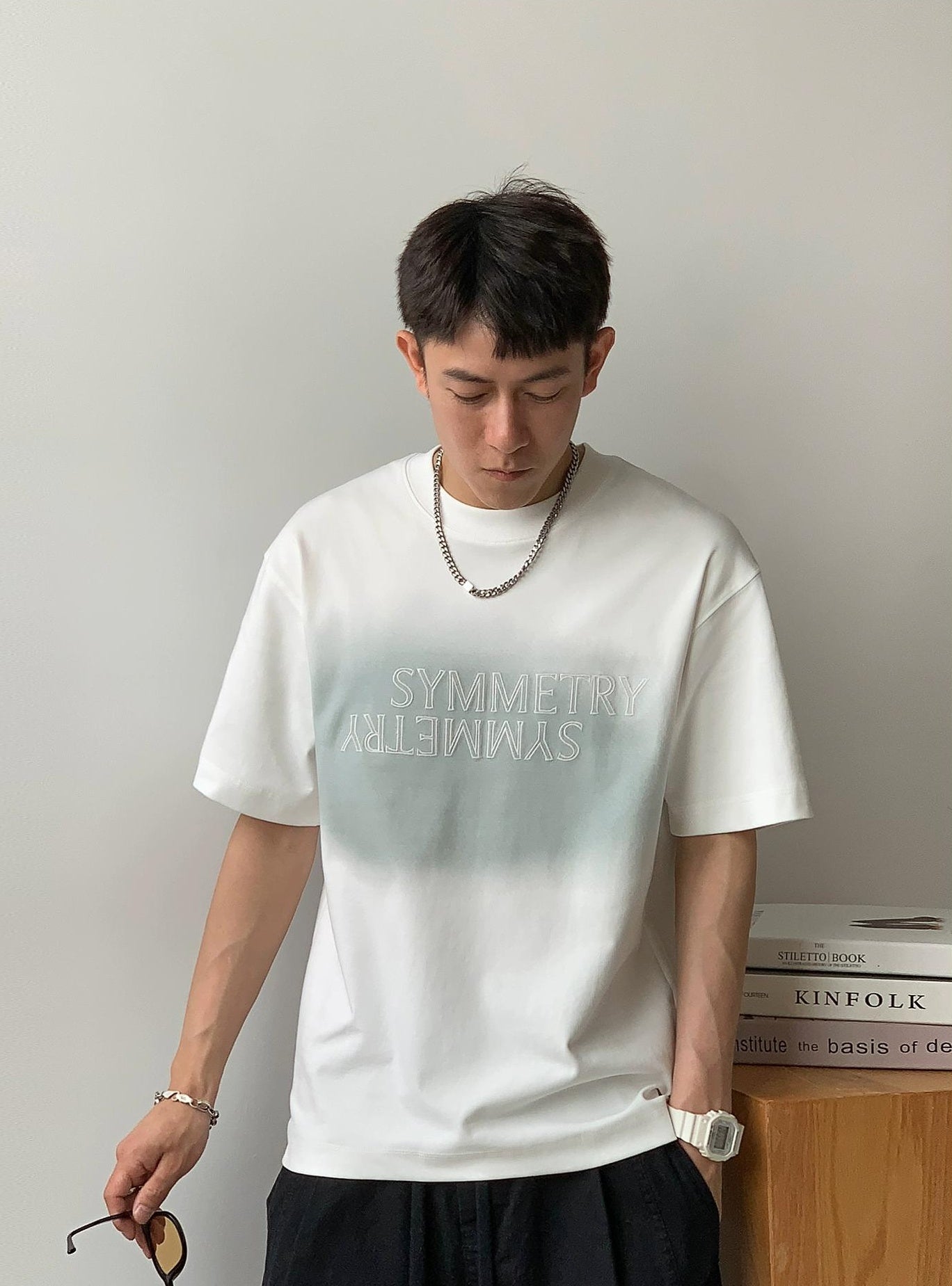 Long Embroidered Tee