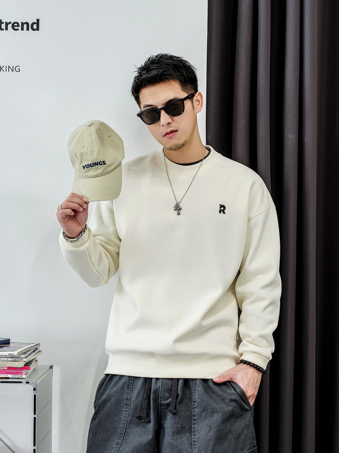 フリース プルオーバー セーター