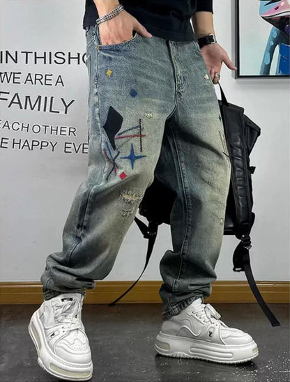 ワイルドクールディストレッシドジーンズ