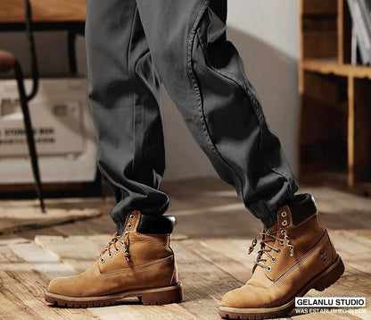 Retro casual pants for men