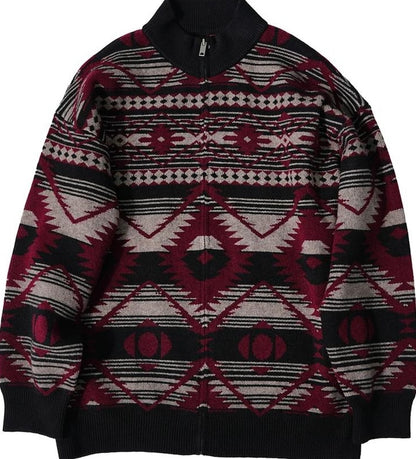 Heavyweight knit cardigan
