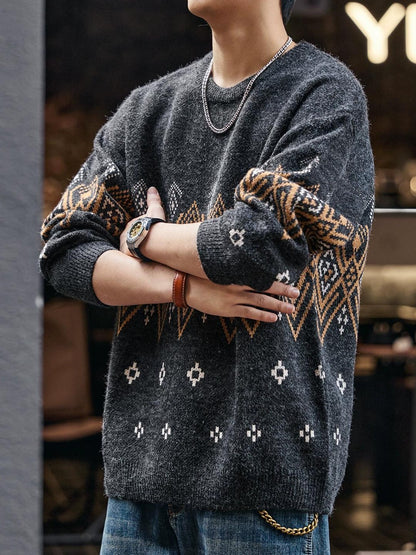 Ethnic Vintage Knit Jumper